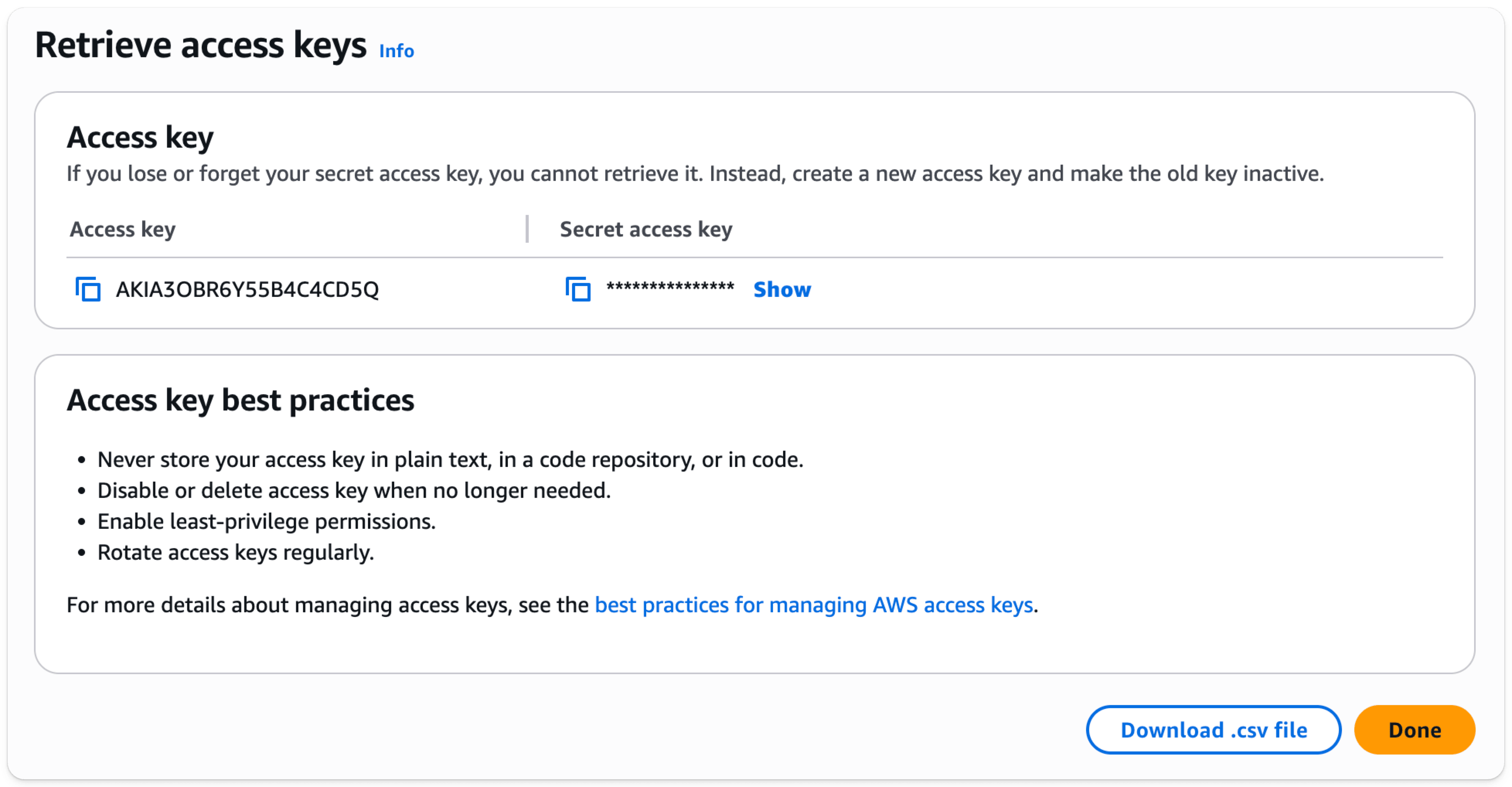 AWS IAM Management Console - Adding a new user