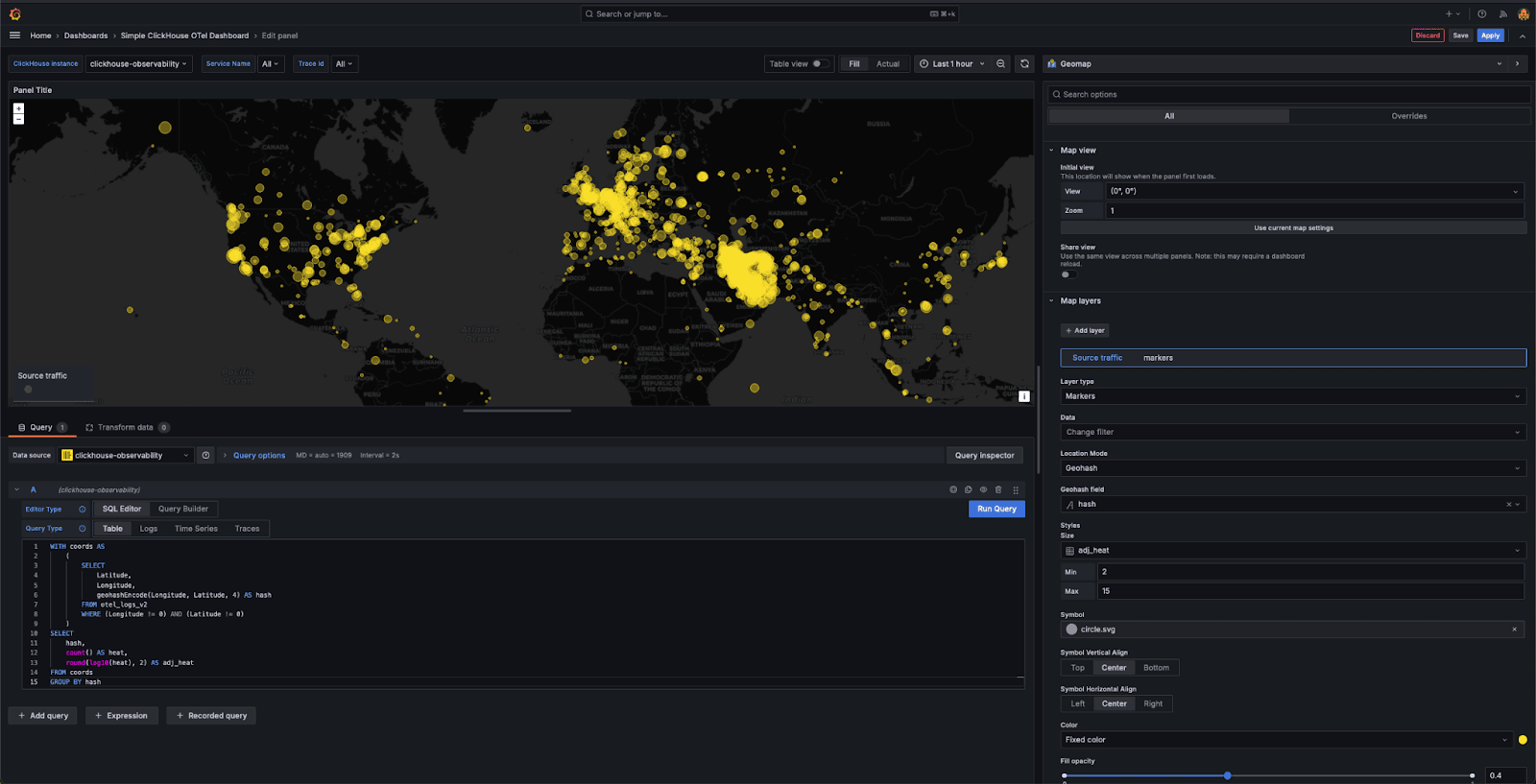 Visualizando dados geoespaciais